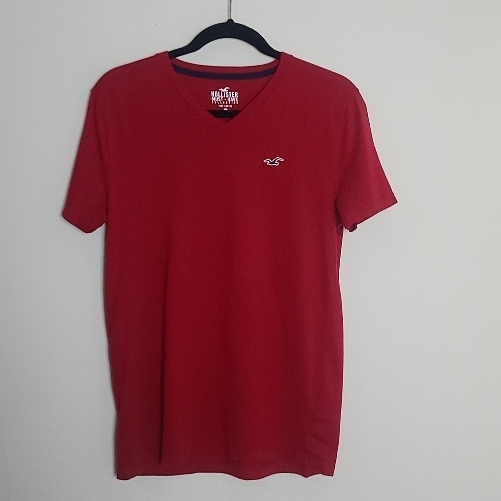 Hollister red tshirt